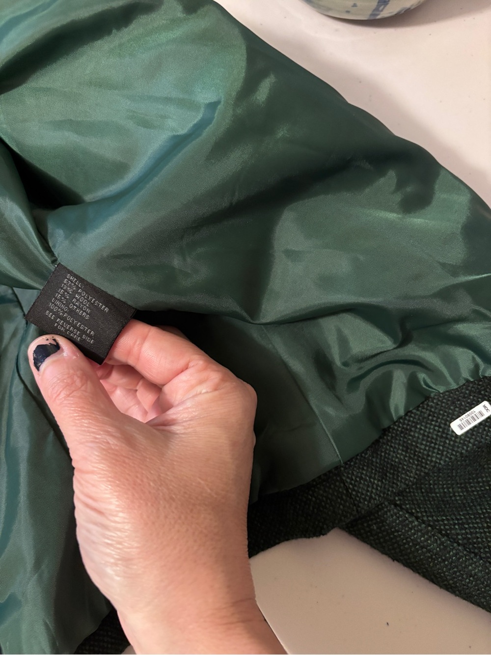 Womens Military Band Jacket Size Large Green Wool Designer Rare Epaulets Utility - Picture 10 of 11